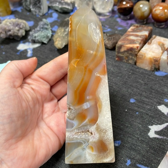 Agate Druzy Tower - Picture 1 of 1
